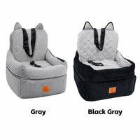 Zvrpet Premium Detachable and Washable Memory Foam Dog Car Seat with Adjustable Straps and Anti-Slip Base for SUVs and Outdoor Use