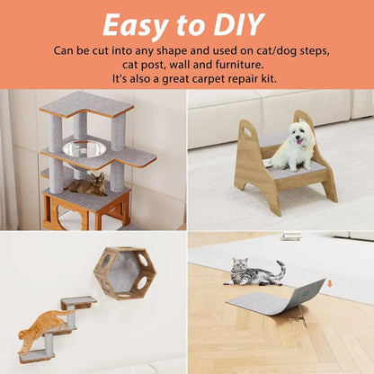 Adjustable Self-Adhesive Cat Scratching Mat for Enhanced Furniture Protection