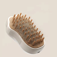 3-in-1 Electric Pet Grooming Brush with Steam, Spray, and Massage Features for Cats and Dogs