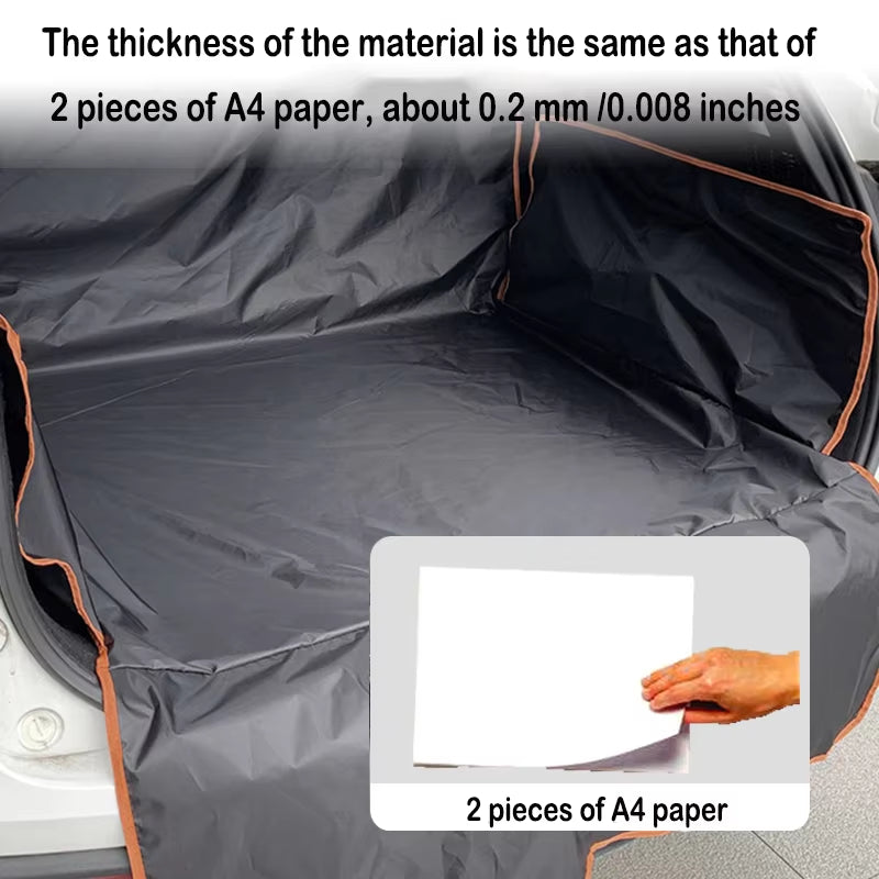 Premium Waterproof SUV Cargo Liner - Universal Fit Trunk and Back Seat Protector