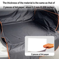 Premium Waterproof SUV Cargo Liner - Universal Fit Trunk and Back Seat Protector