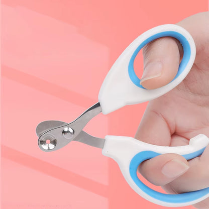 Professional Circular Hole Cat Nail Scissors - Premium Pet Nail Clippers for Small Dogs and Cats - Grooming Supplies for Claw Trimming