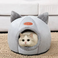 Deep Sleep Comfort Winter Cat Bed and Small Dog House - Cozy Indoor Tent and Nest for Pets