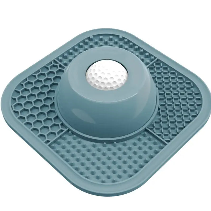 Pawlove Anti-Slip Slow Feeder Dog Bowl for Liquid Treats with Entertained Ball-In Design, Ideal for Bone Broth and Yogurt, Suitable for All Breeds - Dietary Supplement and Post-Op Nutrition Tool
