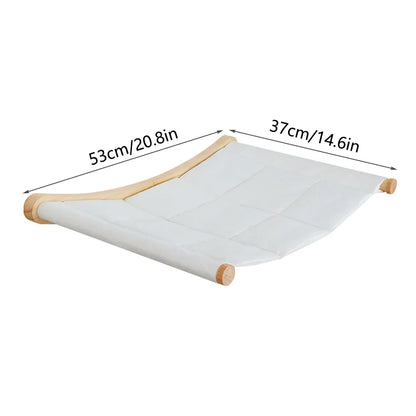 Multi-Level Cat Wall Climbing Shelf and Scratching Post with Enclosed Hiding House