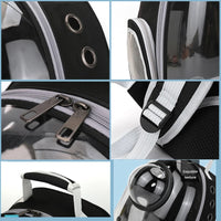 Transparent Pet Backpack Carrier - Breathable and Portable Space Capsule for Cats and Dogs