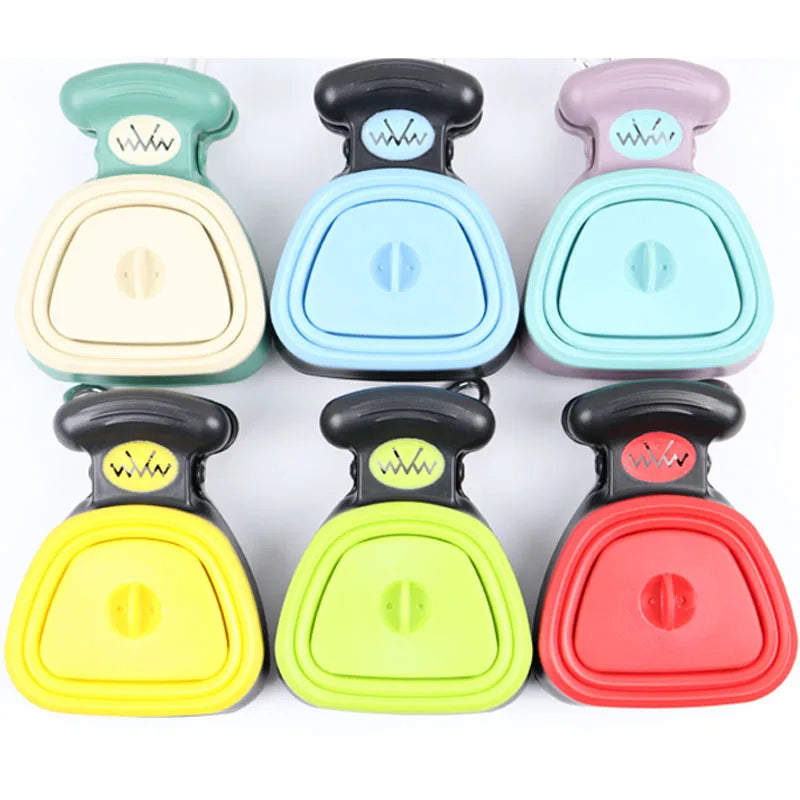 Foldable Dog Waste Management Tool with Biodegradable Bag Roll for Convenient Cleanup