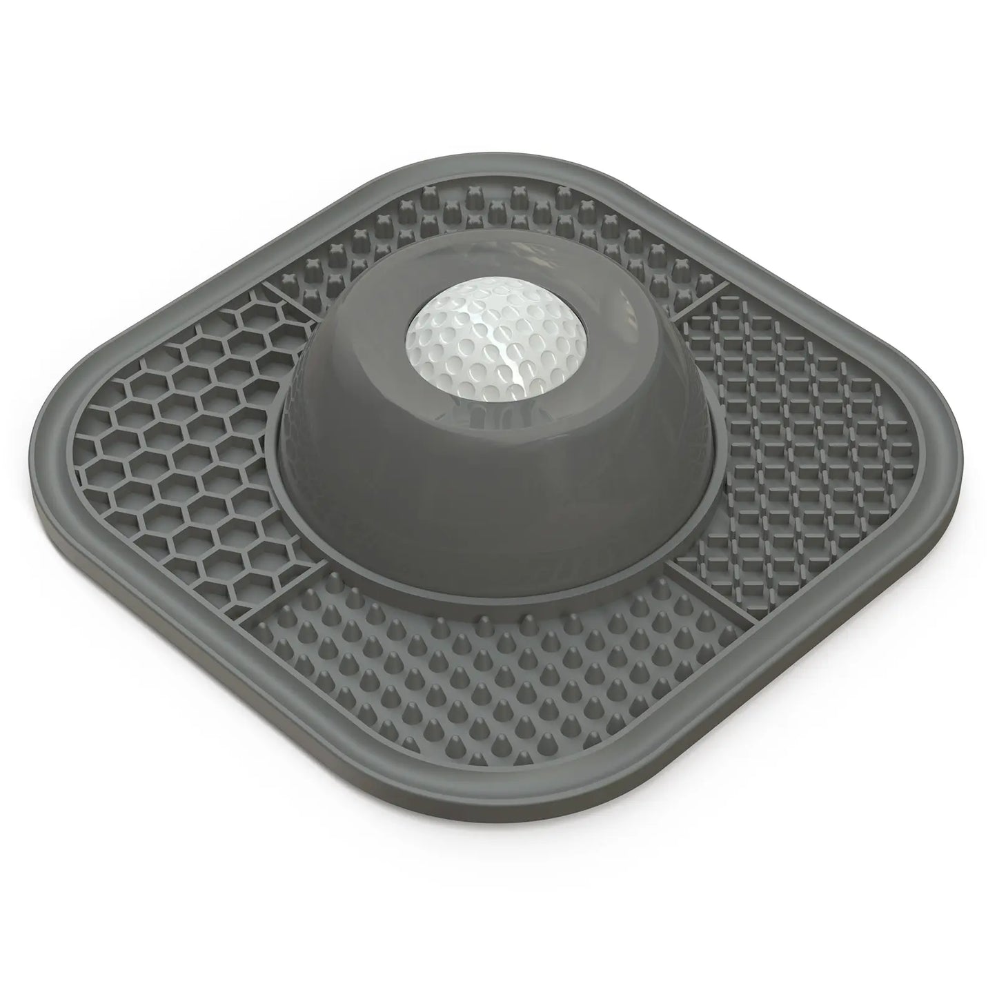 Pawlove Anti-Slip Slow Feeder Dog Bowl for Liquid Treats with Entertained Ball-In Design, Ideal for Bone Broth and Yogurt, Suitable for All Breeds - Dietary Supplement and Post-Op Nutrition Tool