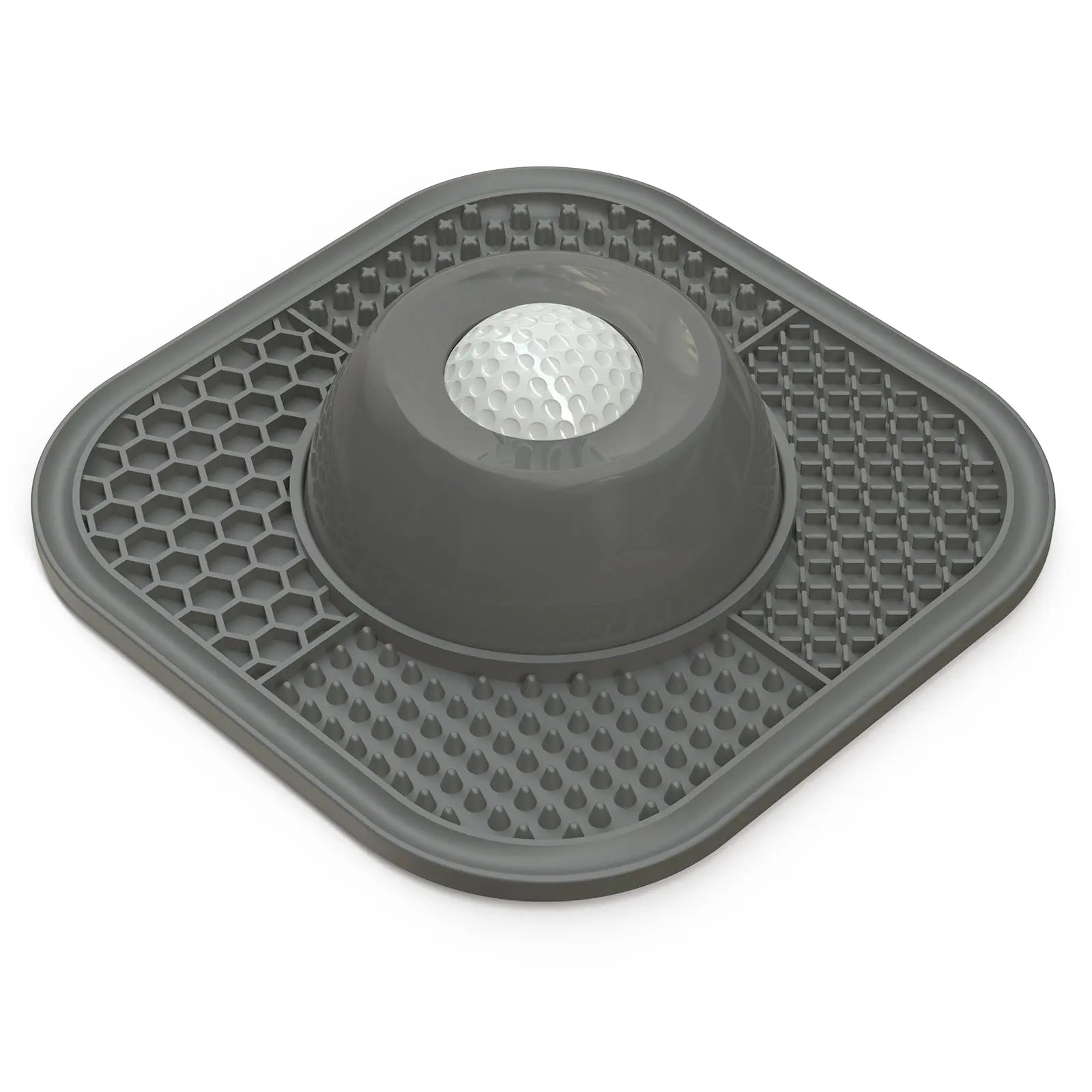 Pawlove Anti-Slip Slow Feeder Dog Bowl for Liquid Treats with Entertained Ball-In Design, Ideal for Bone Broth and Yogurt, Suitable for All Breeds - Dietary Supplement and Post-Op Nutrition Tool