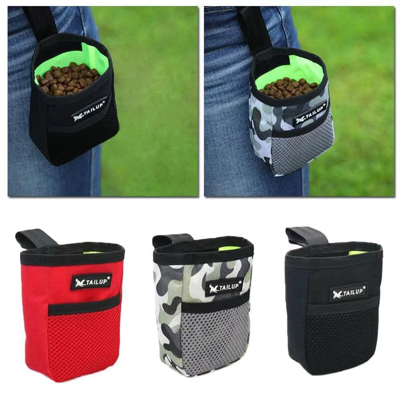 Portable Outdoor Dog Training Treat Bag - Durable High-Capacity Waist Pack with Enhanced Wear Resistance for Pet Supplies