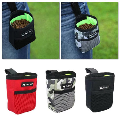 Portable Outdoor Dog Training Treat Bag - Durable High-Capacity Waist Pack with Enhanced Wear Resistance for Pet Supplies