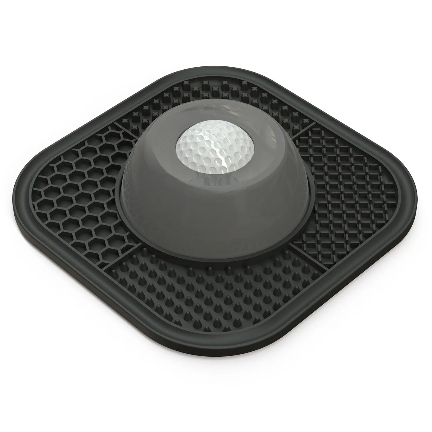 Pawlove Anti-Slip Slow Feeder Dog Bowl for Liquid Treats with Entertained Ball-In Design, Ideal for Bone Broth and Yogurt, Suitable for All Breeds - Dietary Supplement and Post-Op Nutrition Tool