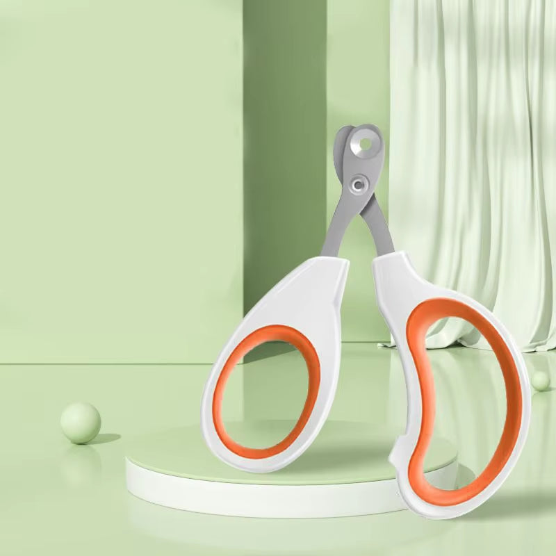Professional Circular Hole Cat Nail Scissors - Premium Pet Nail Clippers for Small Dogs and Cats - Grooming Supplies for Claw Trimming
