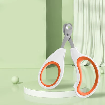 Professional Circular Hole Cat Nail Scissors - Premium Pet Nail Clippers for Small Dogs and Cats - Grooming Supplies for Claw Trimming