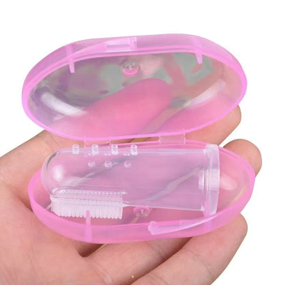 Premium Silicone Pet Finger Toothbrush for Dogs and Cats - Tartar Control and Oral Care Tool for Fresh Breath