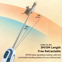 Retractable Automatic Dog Leash with Extendable Rope for Outdoor Use - Ideal for Small Dogs and Cats