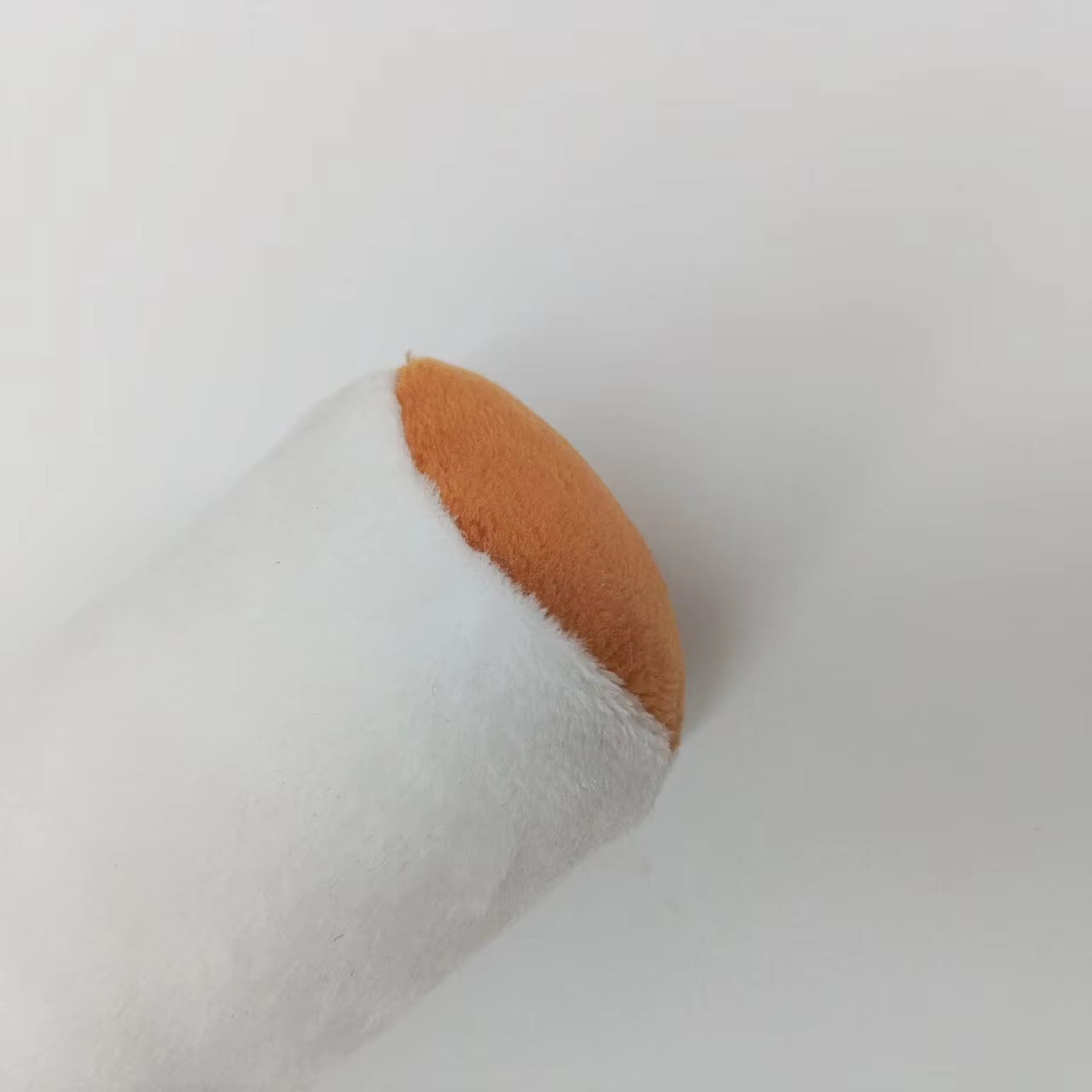 Durable Plush Interactive Chew Toy for Small Dogs - Cigar Design with Squeaker