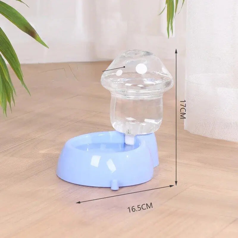 Smartpaws 1.8L Automatic Pet Feeder featuring an Anti-Tipping Mushroom Bowl Design
