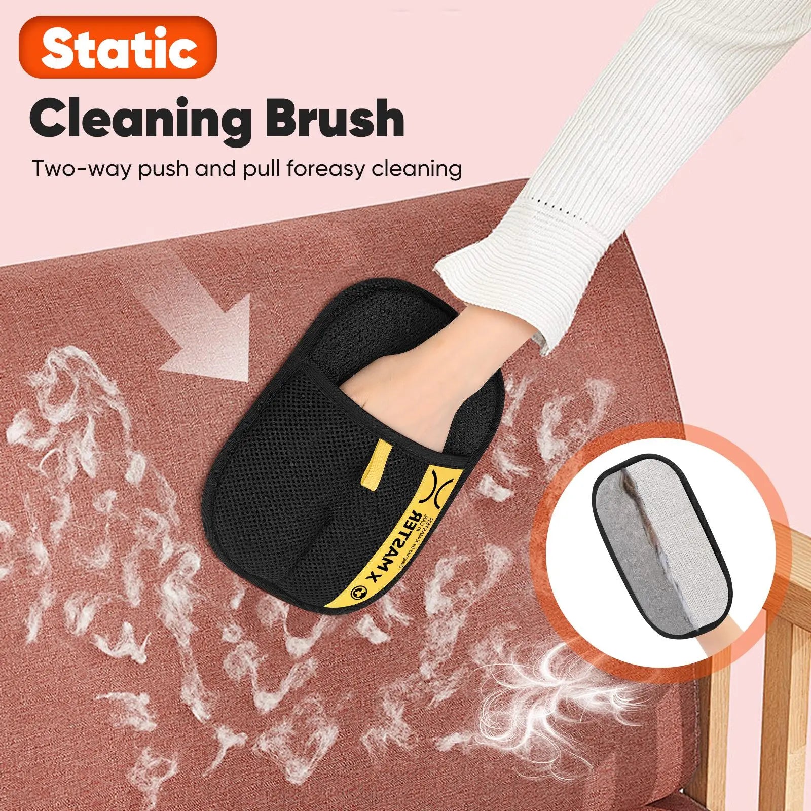 Upgrade Pet Hair Remover Electrostatic Gloves-1Pcs，Reusable Pet Hair Removal Glove for Cats & Dogs, Premium Cat & Dog Hair Remover Mitt for Couch Furniture Carpet Car Seat，#Summervibes