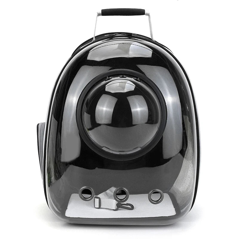 Transparent Pet Backpack Carrier - Breathable and Portable Space Capsule for Cats and Dogs