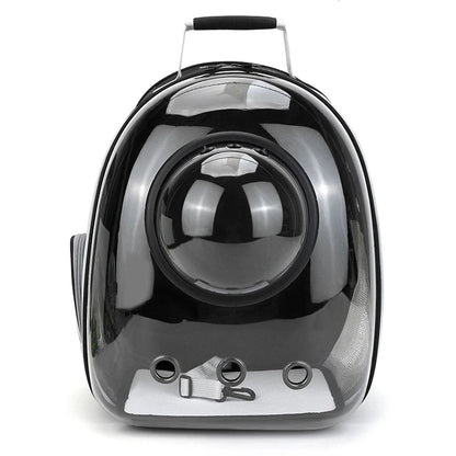 Transparent Pet Backpack Carrier - Breathable and Portable Space Capsule for Cats and Dogs