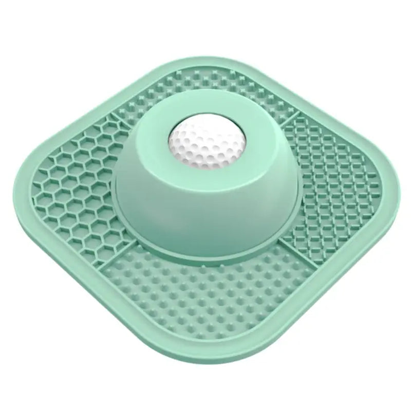 Pawlove Anti-Slip Slow Feeder Dog Bowl for Liquid Treats with Entertained Ball-In Design, Ideal for Bone Broth and Yogurt, Suitable for All Breeds - Dietary Supplement and Post-Op Nutrition Tool