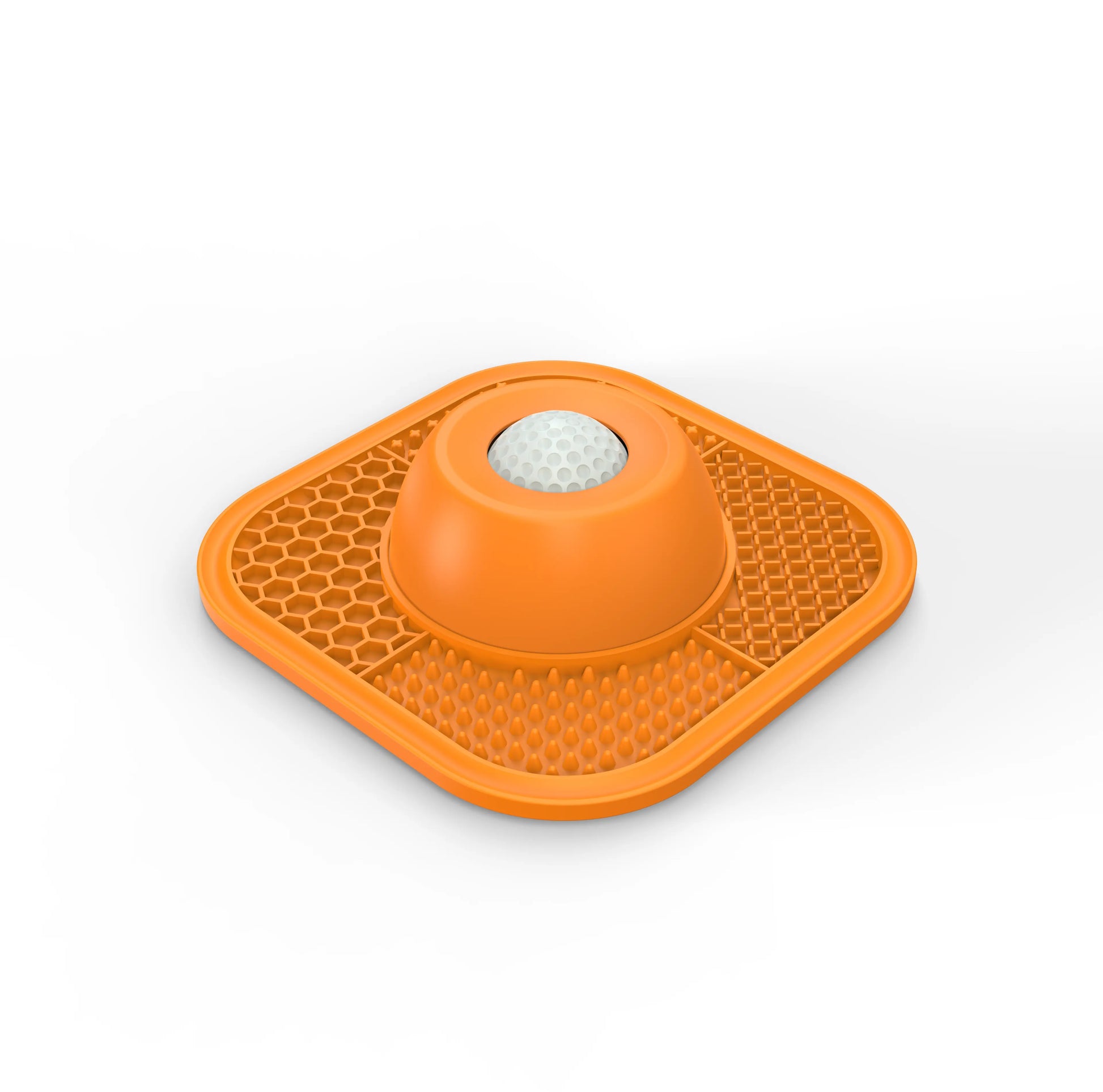 Pawlove Anti-Slip Slow Feeder Dog Bowl for Liquid Treats with Entertained Ball-In Design, Ideal for Bone Broth and Yogurt, Suitable for All Breeds - Dietary Supplement and Post-Op Nutrition Tool