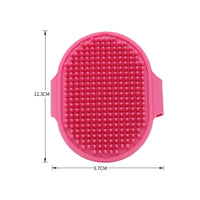 Professional Pet Grooming Bath Brush and Massage Gloves for Cats and Dogs - Waterproof Soft Bristle Deshedding and Cleaning Tool
