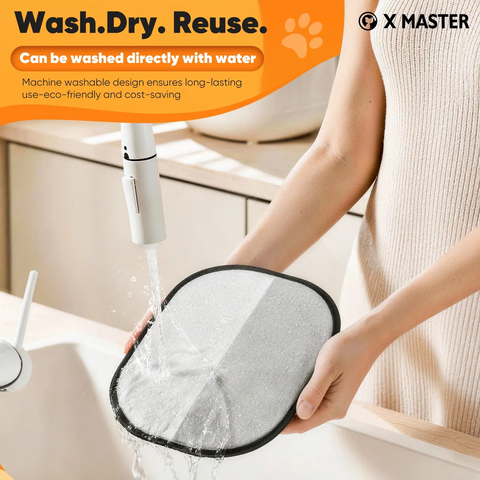 Upgrade Pet Hair Remover Electrostatic Gloves-1Pcs，Reusable Pet Hair Removal Glove for Cats & Dogs, Premium Cat & Dog Hair Remover Mitt for Couch Furniture Carpet Car Seat，#Summervibes
