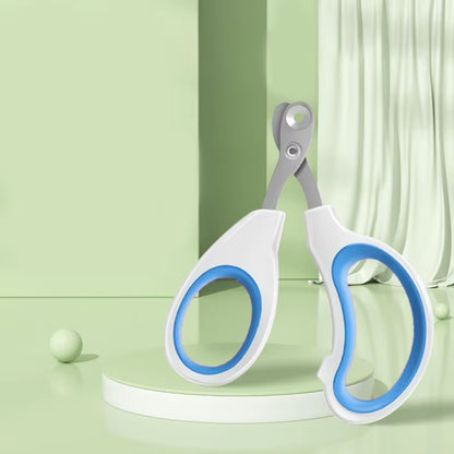 Professional Circular Hole Cat Nail Scissors - Premium Pet Nail Clippers for Small Dogs and Cats - Grooming Supplies for Claw Trimming