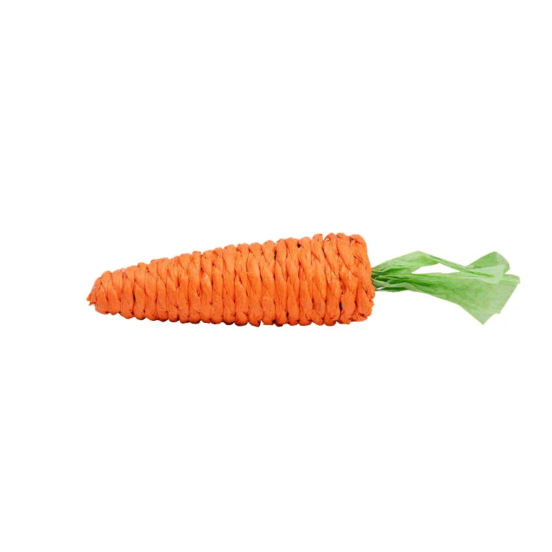 Cat Toys Sound Carrot Cuddle Stick - Teething and Anti-Bite Scratch Board for Cats