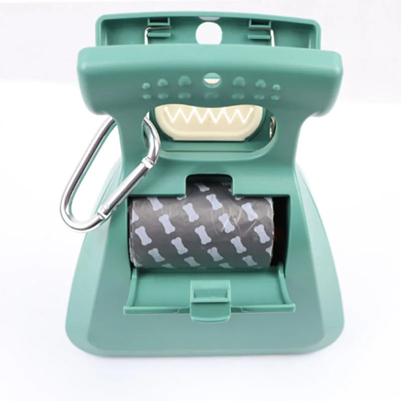 Foldable Dog Waste Management Tool with Biodegradable Bag Roll for Convenient Cleanup