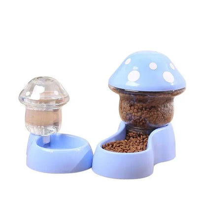 Smartpaws 1.8L Automatic Pet Feeder featuring an Anti-Tipping Mushroom Bowl Design