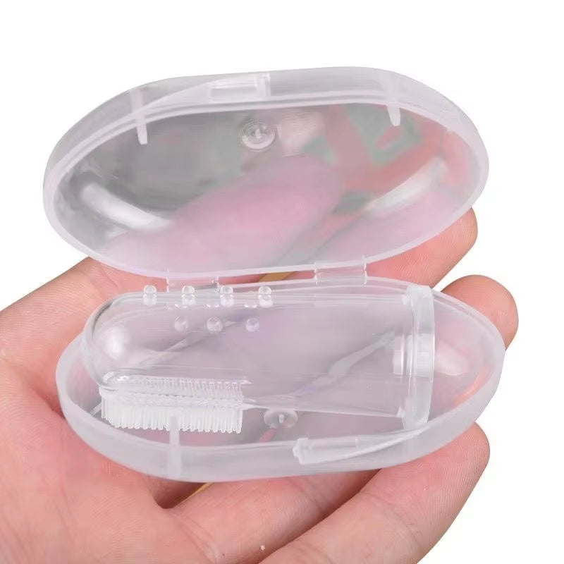 Premium Silicone Pet Finger Toothbrush for Dogs and Cats - Tartar Control and Oral Care Tool for Fresh Breath