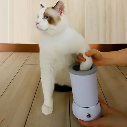 Automatic Electric Dog Paw Cleaner and Massager with USB Charging for All Dog Sizes