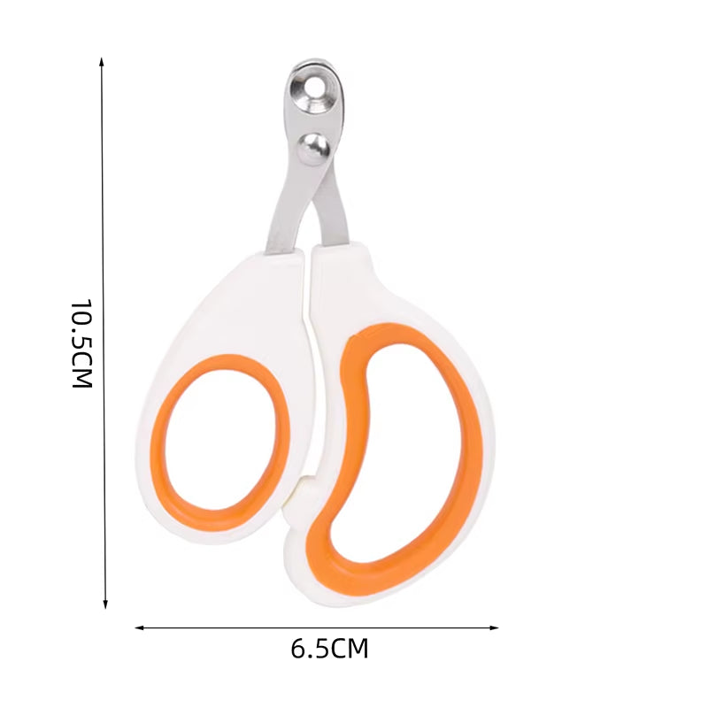 Professional Circular Hole Cat Nail Scissors - Premium Pet Nail Clippers for Small Dogs and Cats - Grooming Supplies for Claw Trimming