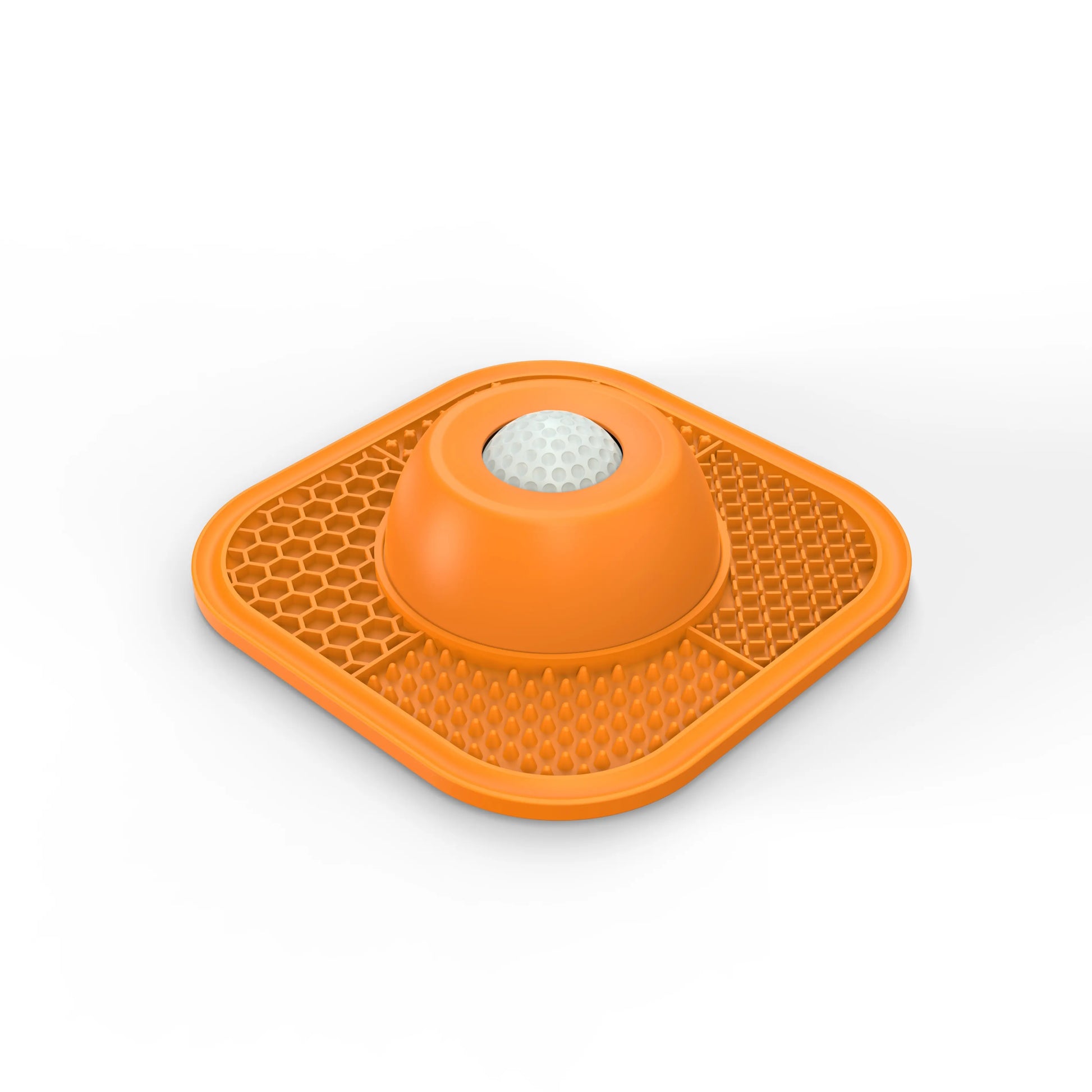 Pawlove Anti-Slip Slow Feeder Dog Bowl for Liquid Treats with Entertained Ball-In Design, Ideal for Bone Broth and Yogurt, Suitable for All Breeds - Dietary Supplement and Post-Op Nutrition Tool