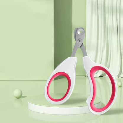 Professional Circular Hole Cat Nail Scissors - Premium Pet Nail Clippers for Small Dogs and Cats - Grooming Supplies for Claw Trimming