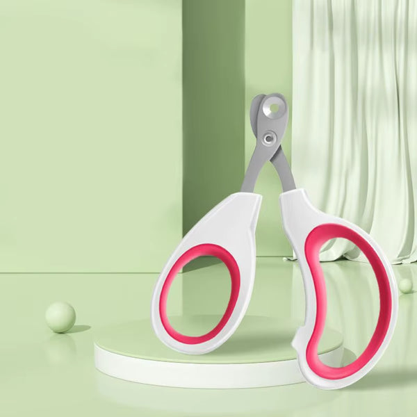 Professional Circular Hole Cat Nail Scissors - Premium Pet Nail Clippers for Small Dogs and Cats - Grooming Supplies for Claw Trimming