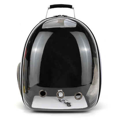 Transparent Pet Backpack Carrier - Breathable and Portable Space Capsule for Cats and Dogs