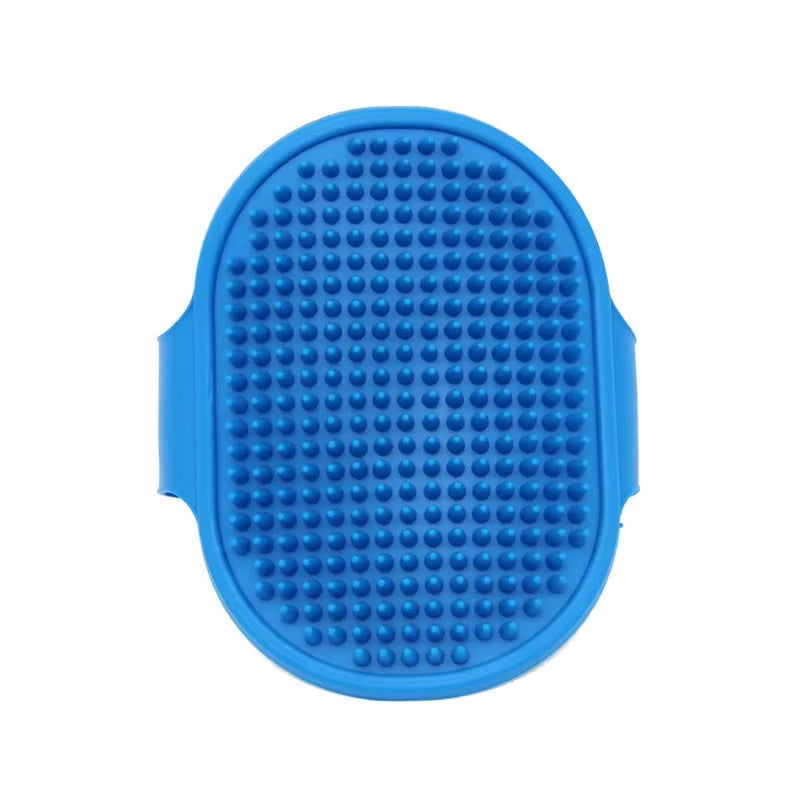 Professional Pet Grooming Bath Brush and Massage Gloves for Cats and Dogs - Waterproof Soft Bristle Deshedding and Cleaning Tool