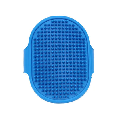Professional Pet Grooming Bath Brush and Massage Gloves for Cats and Dogs - Waterproof Soft Bristle Deshedding and Cleaning Tool