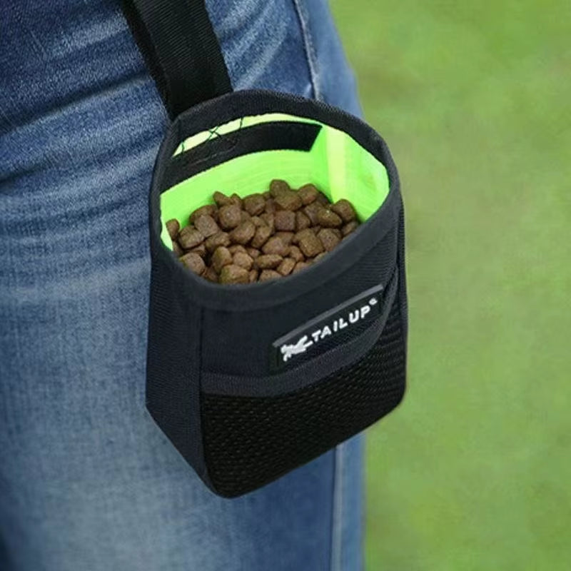 Portable Outdoor Dog Training Treat Bag - Durable High-Capacity Waist Pack with Enhanced Wear Resistance for Pet Supplies