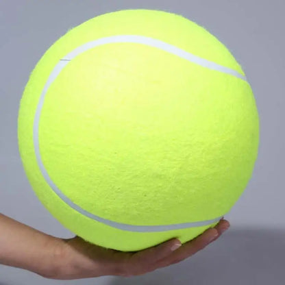 Giant Plush Dog Tennis Ball - Durable Chewing Toy for Training and Recreation - Available in Sizes 7, 8, and 9.5 Inches