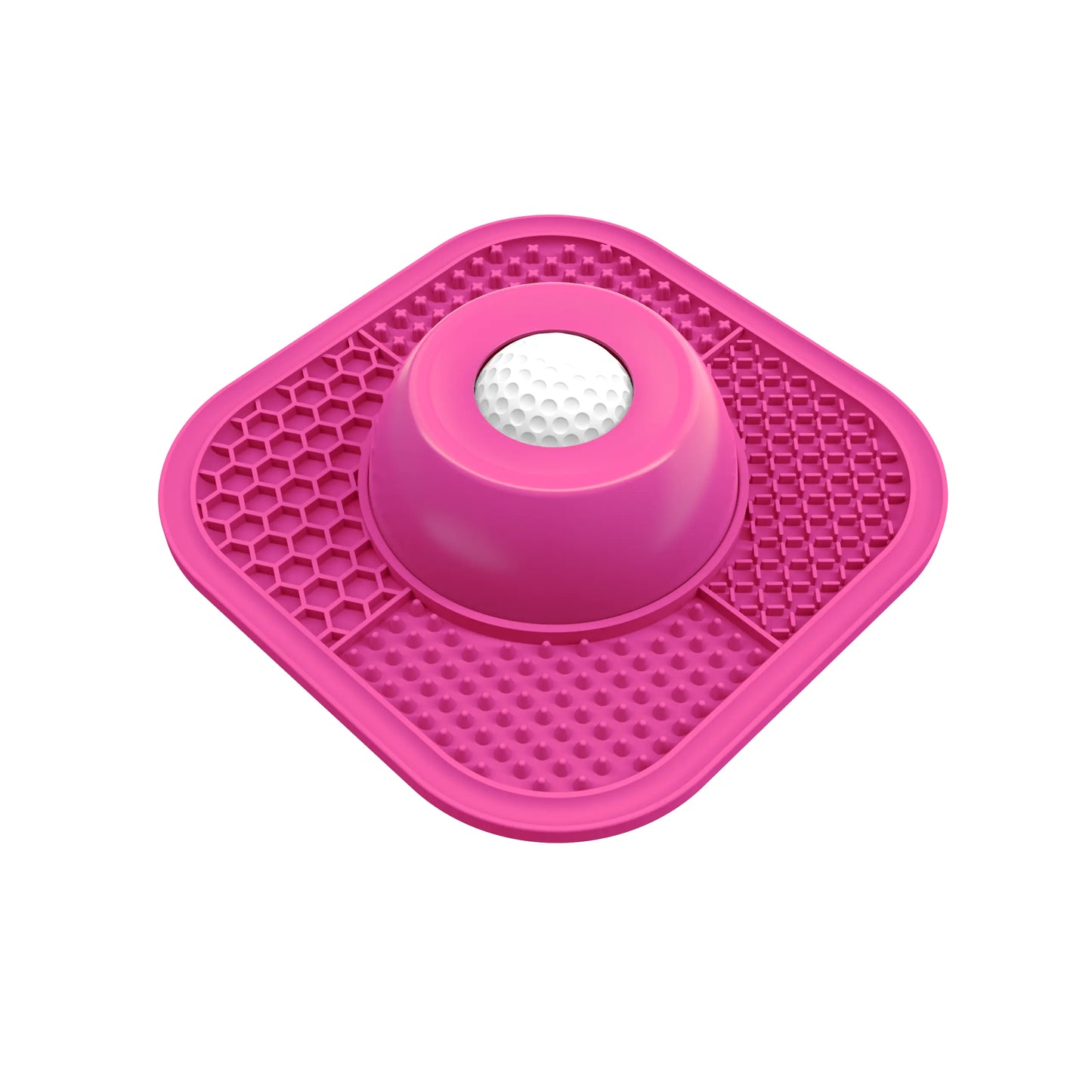Pawlove Anti-Slip Slow Feeder Dog Bowl for Liquid Treats with Entertained Ball-In Design, Ideal for Bone Broth and Yogurt, Suitable for All Breeds - Dietary Supplement and Post-Op Nutrition Tool