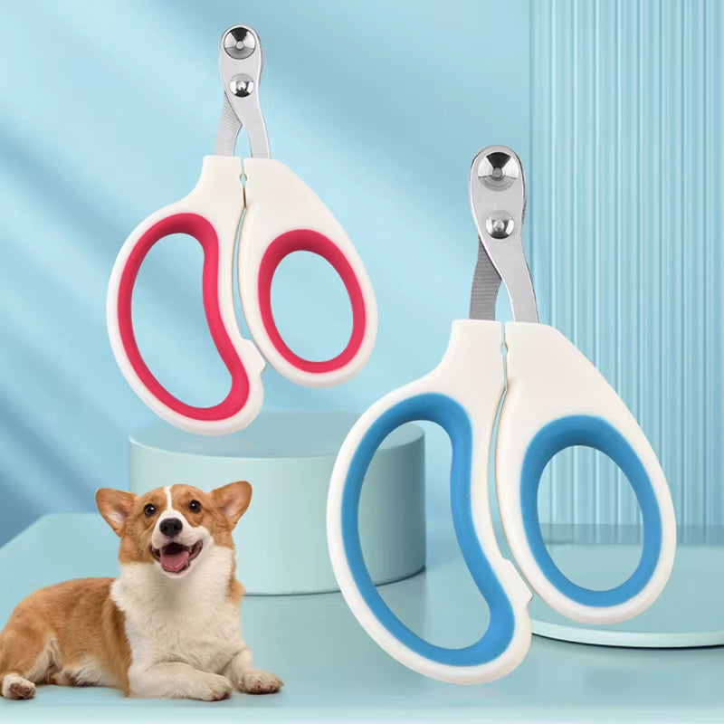 Professional Circular Hole Cat Nail Scissors - Premium Pet Nail Clippers for Small Dogs and Cats - Grooming Supplies for Claw Trimming