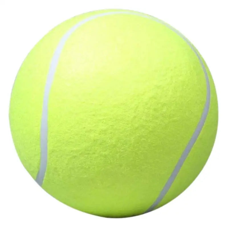 Giant Plush Dog Tennis Ball - Durable Chewing Toy for Training and Recreation - Available in Sizes 7, 8, and 9.5 Inches