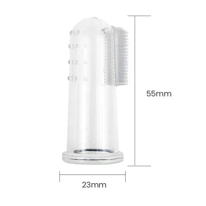 Premium Silicone Pet Finger Toothbrush for Dogs and Cats - Tartar Control and Oral Care Tool for Fresh Breath