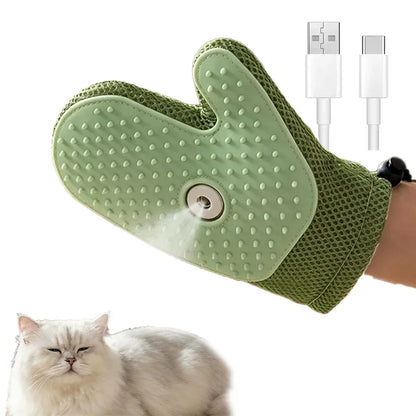 3-in-1 Electric Pet Grooming Brush with Steam, Spray, and Massage Features for Cats and Dogs