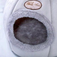 Deep Sleep Comfort Winter Cat Bed and Small Dog House - Cozy Indoor Tent and Nest for Pets